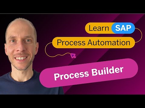 How to use SAP Process Automation? | Beginner Tutorial 1 | Process Builder
