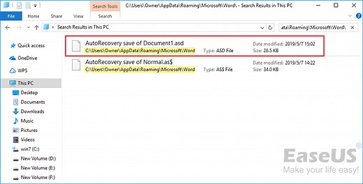 How to Open ASD File and Recover Lost Word Document [4 Ways]