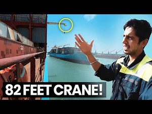 Inside the Crane of a Maersk Container ship!