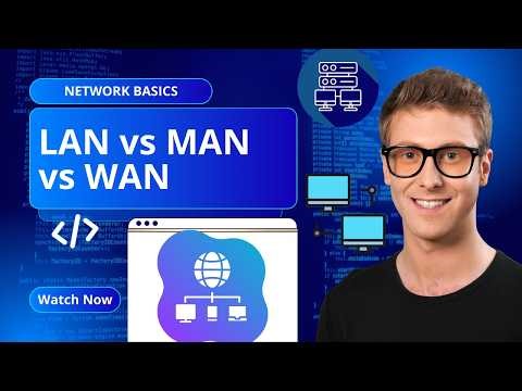 Computer Networking Basics Explained in 5 Minutes | LAN, MAN, WAN