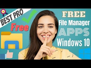BEST PRO Free file manager app for windows 10 | windows 10 file manager free | eTechniz.com 👍