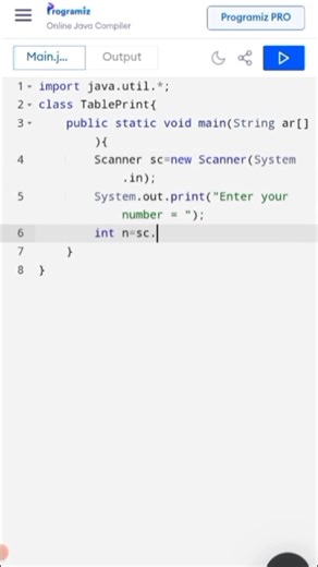 table print in java program #javascript #java #code #reel #programmer #expose
