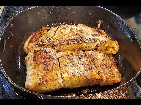 PAN Seared HALIBUT in Lemon Butter Sauce