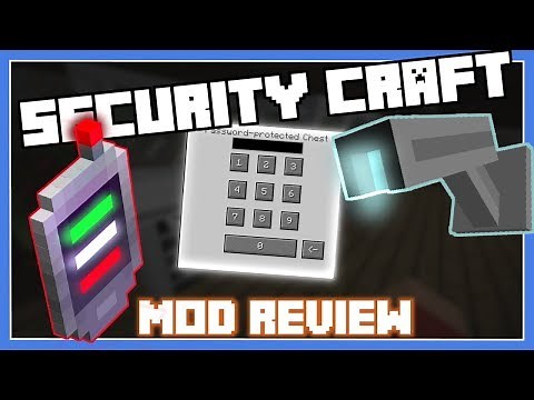 SecurityCraft: Cameras, Traps, Modules and more! Episode 1