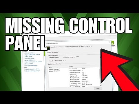 NVIDIA Control Panel Not Showing or Missing [2025]