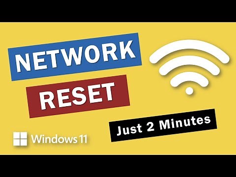 Network Reset Windows 11 | How to Reset Network Settings And Fix WiFi & Internet Issues Windows 11