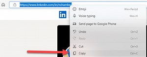 How to find and copy your LinkedIn profile link