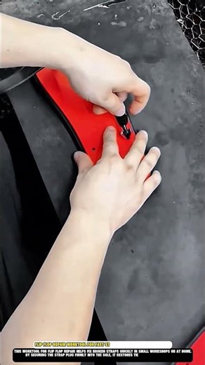 Flip Flop Repair Worktool for Fast Strap Fixing in Small Workshops