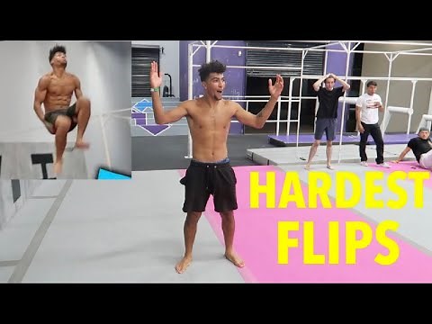 DOING MY HARDEST FLIPS