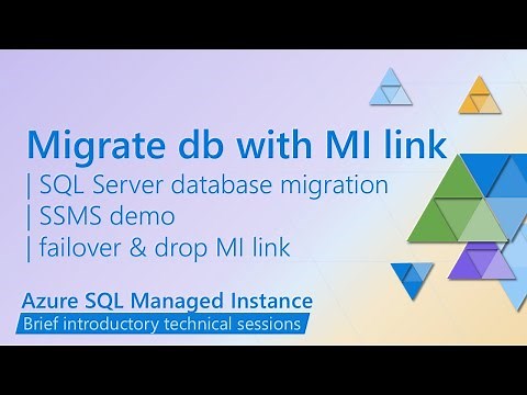 Demo of a database migration from SQL Server to SQL MI with Azure SQL Managed Instance link feature