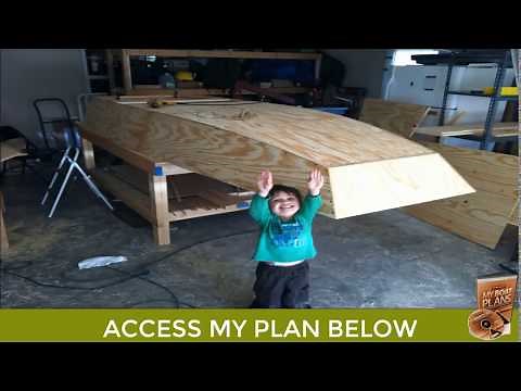 Homemade Wooden Jon Boat Build - Making a Wooden Boat Plan