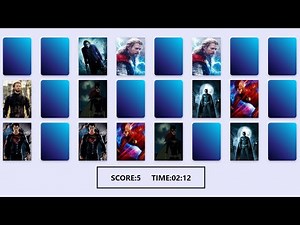 How to code Card Memory Game with Javascript | 10 mins