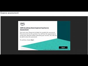 AWS Academy Data Engineering Course Assessment Answers