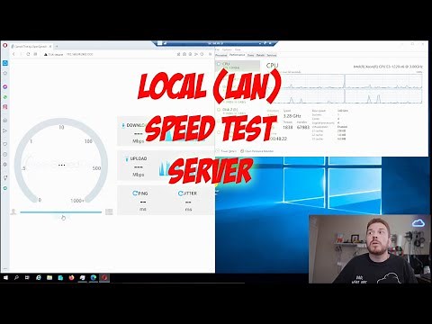 local speedtest server on Windows to test your local area network speeds