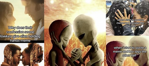 Aliens Holding Hands / Aliens Touching Heads | Know Your Meme