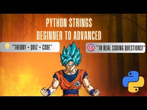 #Python Strings Masterclass 🔥 | Learn Strings from Basics to Advanced with 10 Real-World Problems