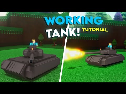 SIMPLE WORKING TANK!! Tutorial - Build a Boat For Treasure