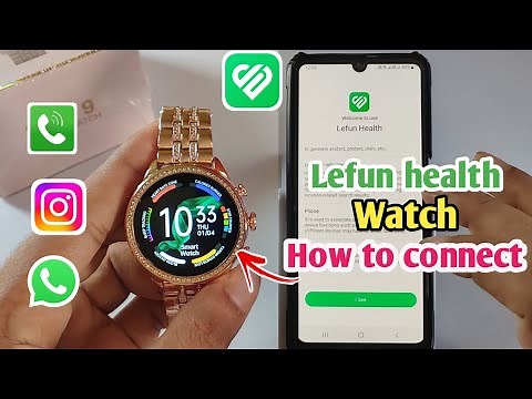 lefun health watch how to connect|Gen 9 smart watch time setting