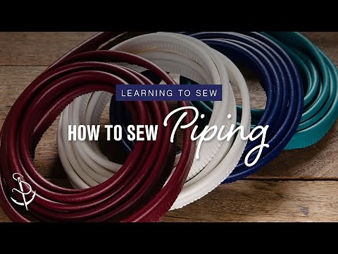 Learning to Sew Part 6: How to Add Piping