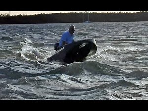 S4 Microskiff going in Rough Water -