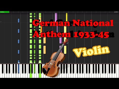 [VIOLIN] German National Anthem (1933-45)