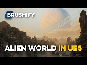 Creating an Alien World in Unreal Engine 5 with Brushify!