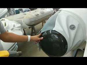 How to remove and replace an inflatable boat cone.