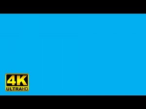 LIGHT BLUE screen | led lights 30 minutes | 4K