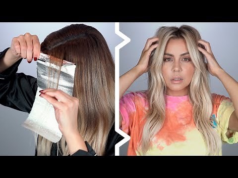 Pro Balayage Tutorial at home - Step by Step How I do My Hair