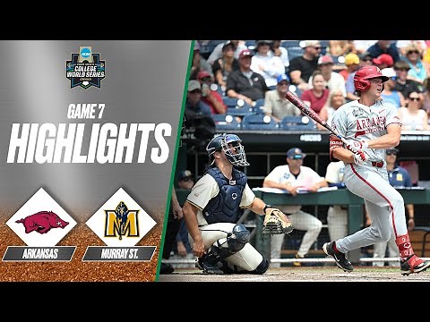 Arkansas vs. Murray State: 2025 Men's College World Series | Extended highlights