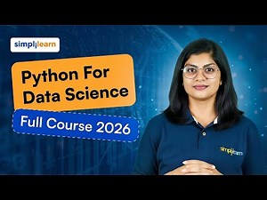 Python For Data Science Full Course 2026 [FREE] | Applied Data Science With Python | Simplilearn