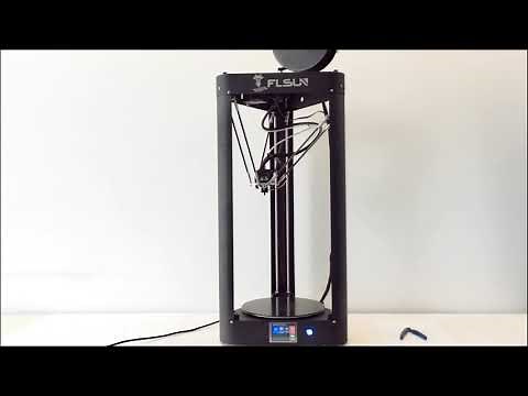 FLSUN QQ-S PRO Delta - New Auto leveling demo