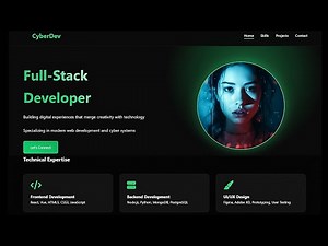 🚀 2025 Modern Portfolio Website Tutorial: Dynamic & Responsive HTML, CSS & JS | MZCode01 #website