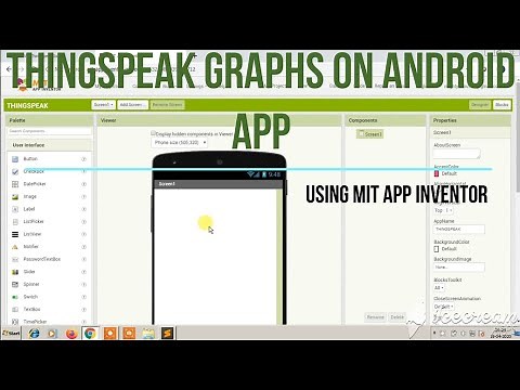 THINGSPEAK GRAPHS ON ANDROID APP USING MIT APP INVENTOR