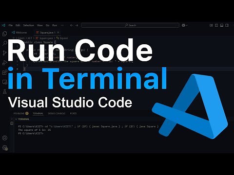 How to Run Code in Terminal in Visual Studio Code | VS code Tutorial