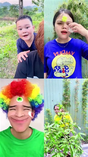 Rainbow Clown Filter & Sticky Note Face 🤡🌈📝