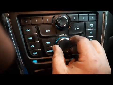 How to set the Clock on a Buick Encore