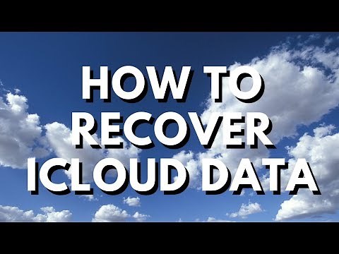 How to Recover iCloud Data