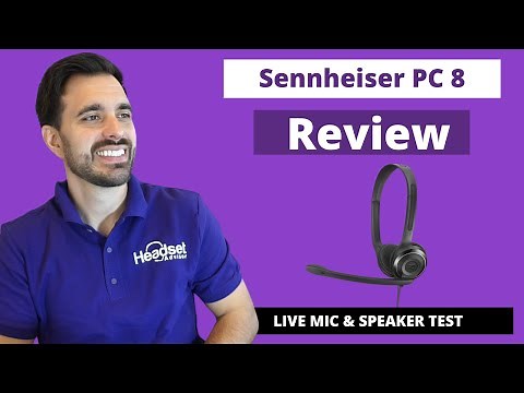 Sennheiser PC 8 USB Computer Headset - LIVE MIC & SPEAKER TEST!