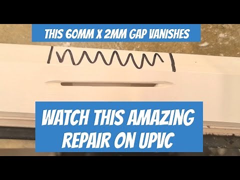 PVC Window repair - Use This Technique