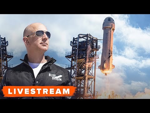 WATCH: Blue Origin launch with Jeff Bezos Onboard! -- Live