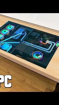 I built a gaming PC into my desk