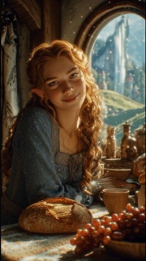 ✨ "Elf Girl in a Magical World | Enchanting Elven Beauty in Cinematic Fantasy"