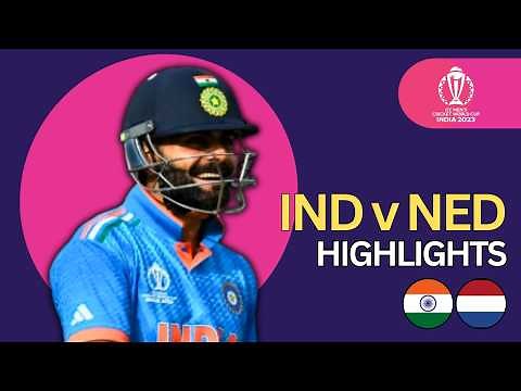 India v Netherlands World Cup 2023 Highlights