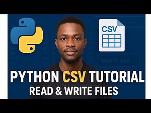 Python CSV Tutorial | Read and Write CSV Files
