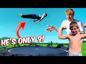 CRAZY GAME OF FLIP VS 9 YEAR OLD !