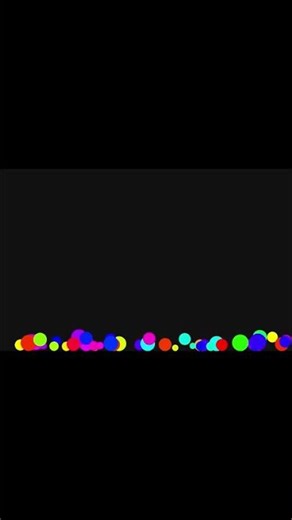 Colorful Bouncing Balls Simulation | JS Physics #Shorts
