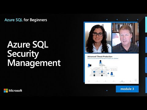 Azure SQL Security Management | Azure SQL for beginners (Ep. 30)