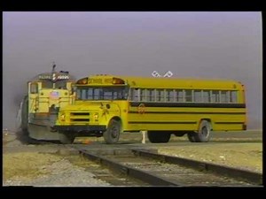 Train School Bus Crash (Better Resolution)