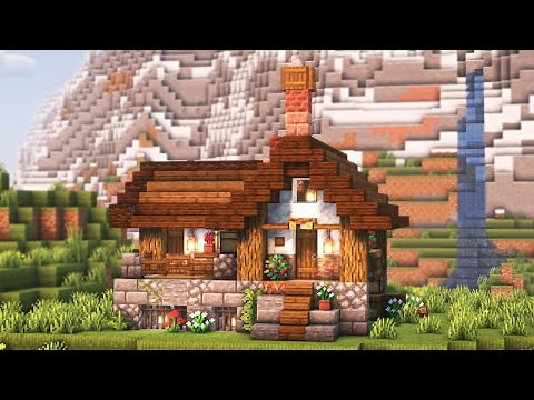 Minecraft: How to Build an Easy Survival Cottage | Relaxing Tutorial